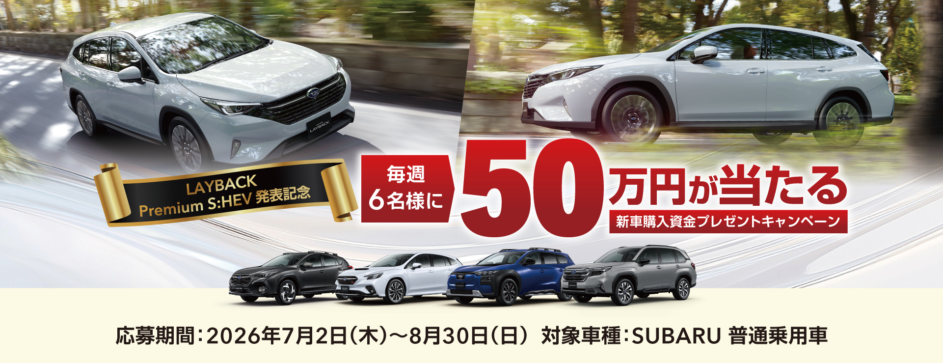 新車購入資金プレゼントキャンペーン