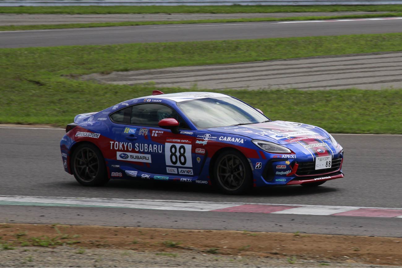 東京スバル 「TOYOTA GAZOO RACING GR86/BRZ Cup2023」テスト走行