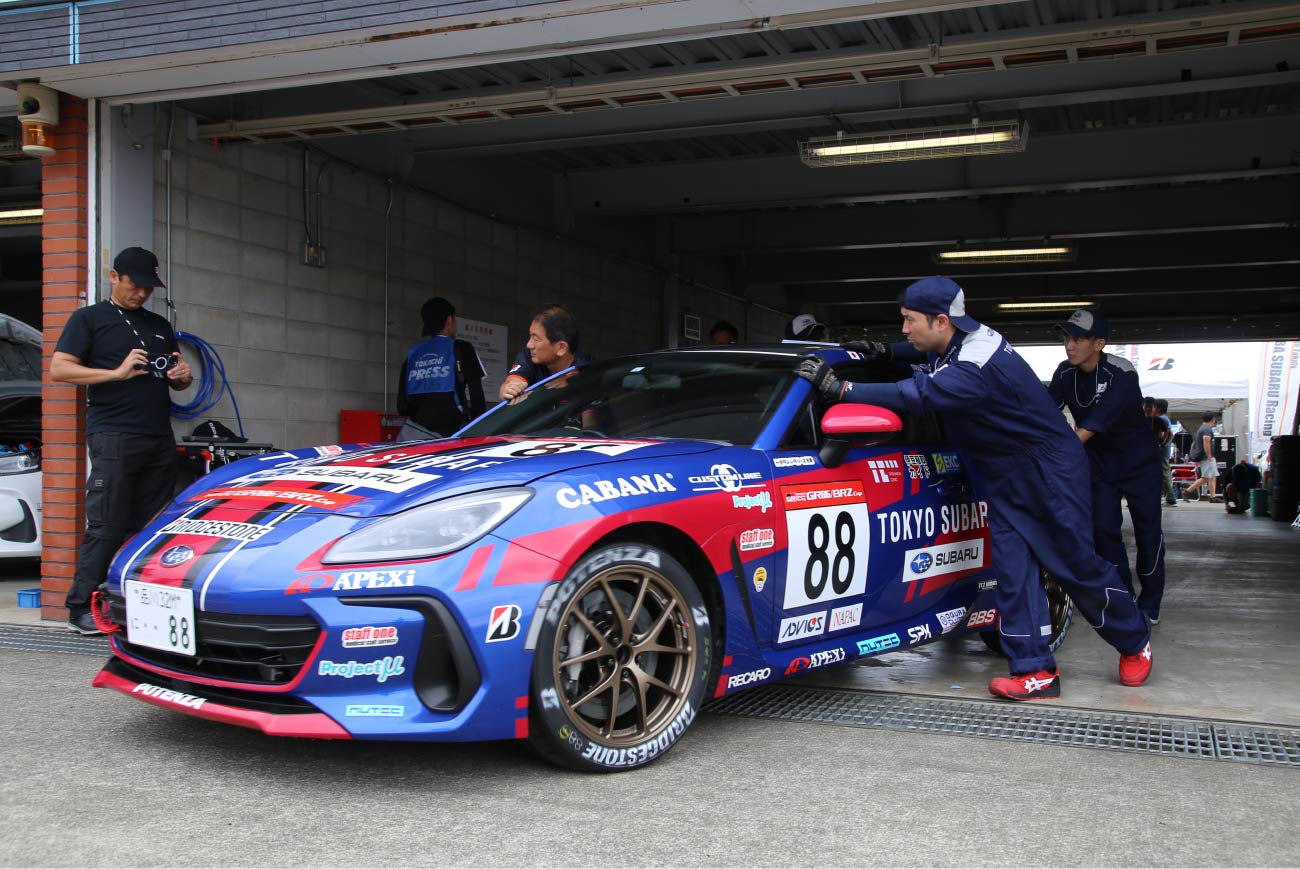 東京スバル 「TOYOTA GAZOO RACING GR86/BRZ Cup2023」公式予選