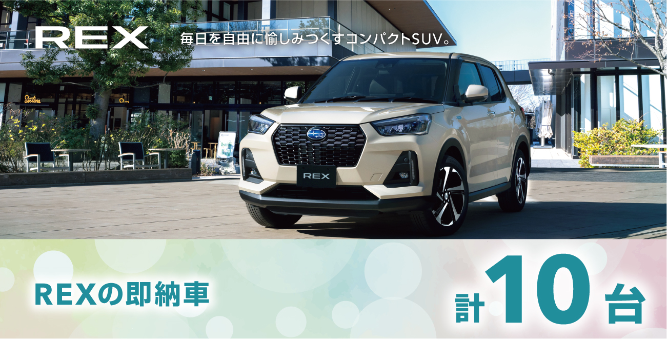 レックスの即納車