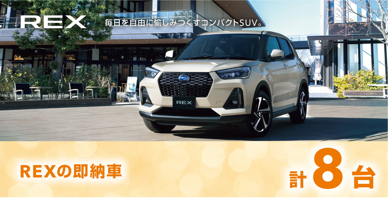 レックスの即納車