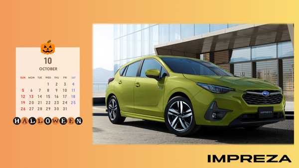 TOKYO SUBARU オリジナル壁紙ダウンロード 10月カレンダー