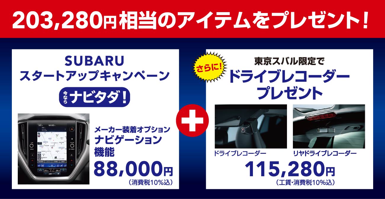 203,280円 相当のアイテムをプレゼント！