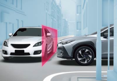 “ぶつからない”をサポートするアイサイト搭載